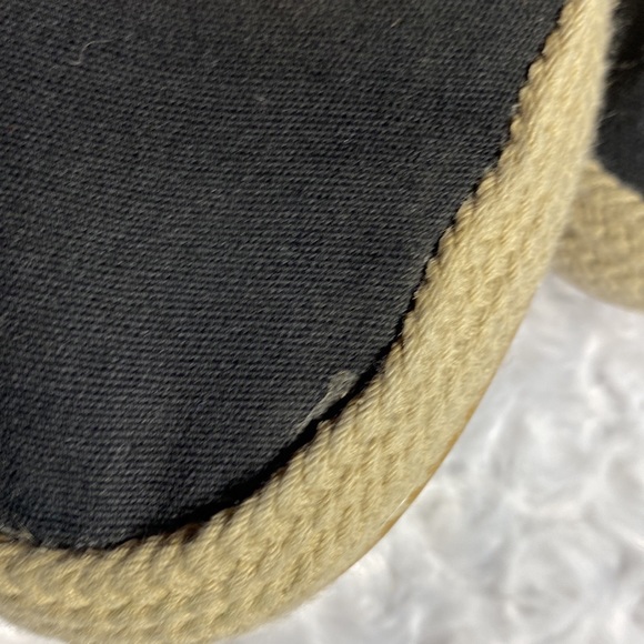 UGG slip on espadrilles black size 7 - Picture 8 of 9